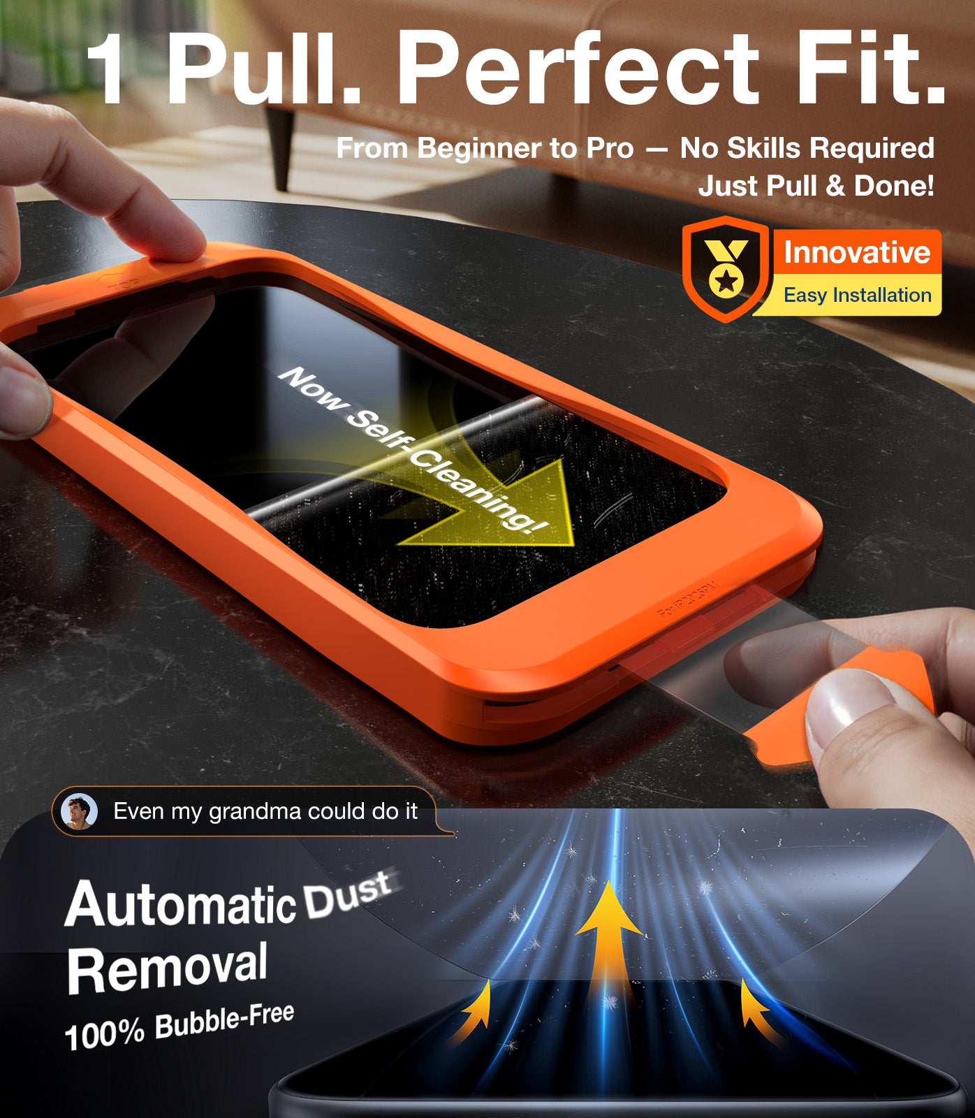 UltraGlass iPhone 17 Privacy Screen Protector, 2 Pack