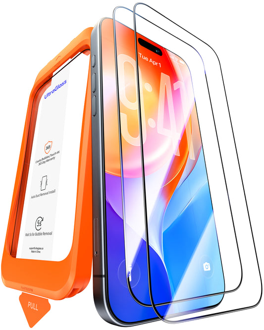 UltraGlass iPhone 17 Pro Anti-Reflection Screen Protector, 2 Pack