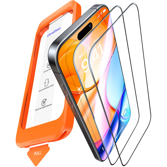 UltraGlass iPhone 17 Pro Screen Protector, 2 Pack