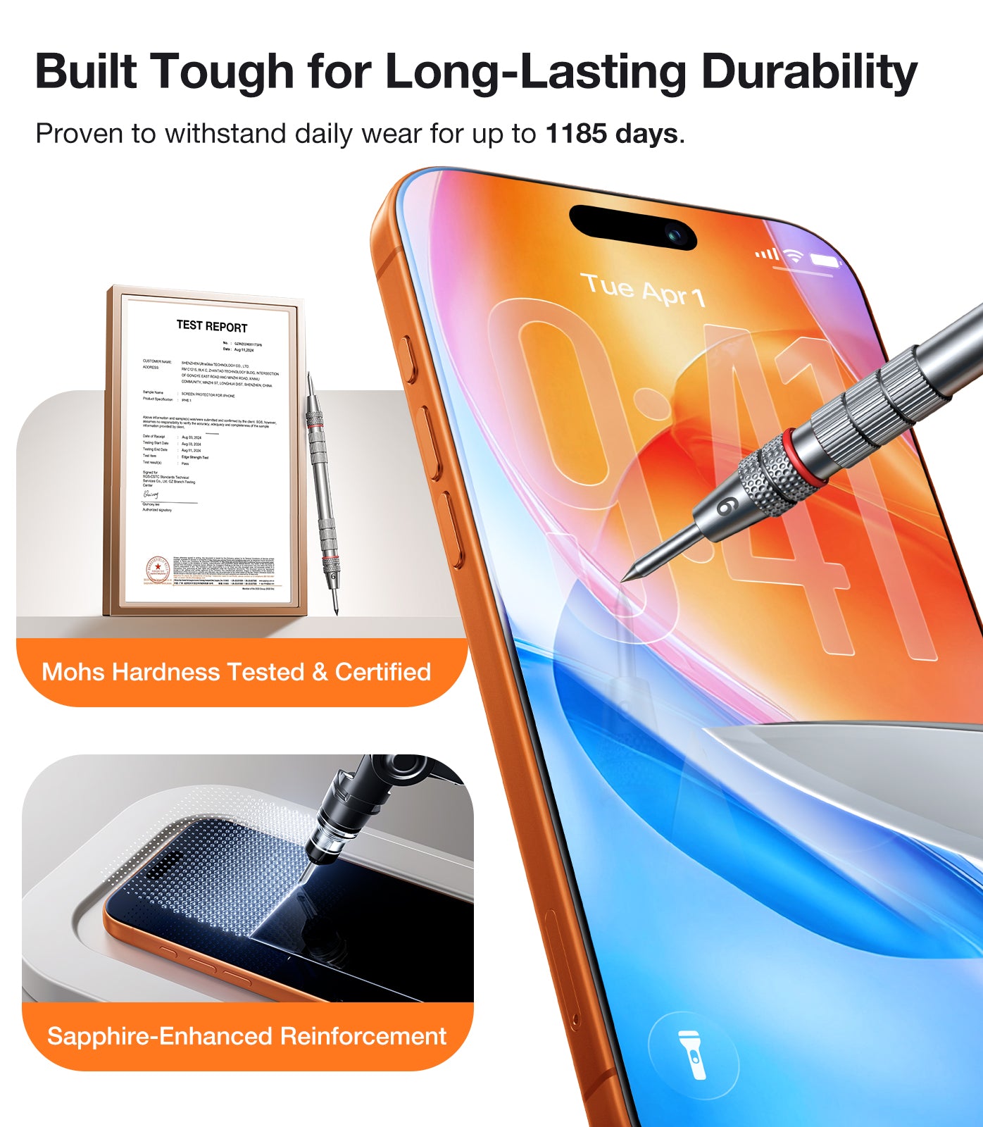 UltraGlass iPhone 17 Pro Max Anti-Reflection Screen Protector, 2 Pack