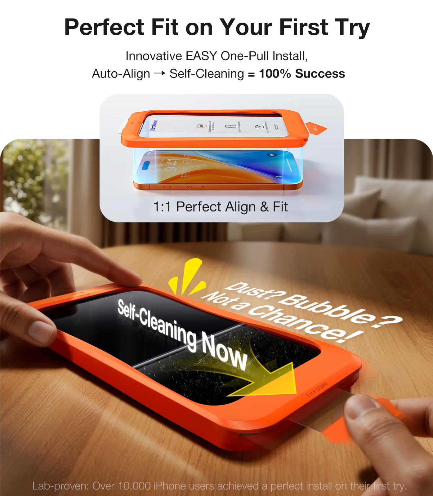 UltraGlass iPhone 17 Pro Max Anti-Reflection Screen Protector, 2 Pack