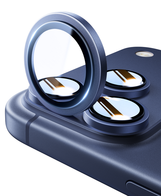 UltraGlass iPhone 17 Pro Max, 17 Pro Camera Lens Protector , Deep Blue