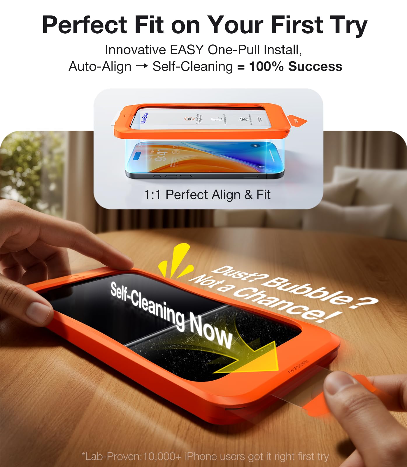 UltraGlass iPhone 17 Screen Protector, 2 Pack