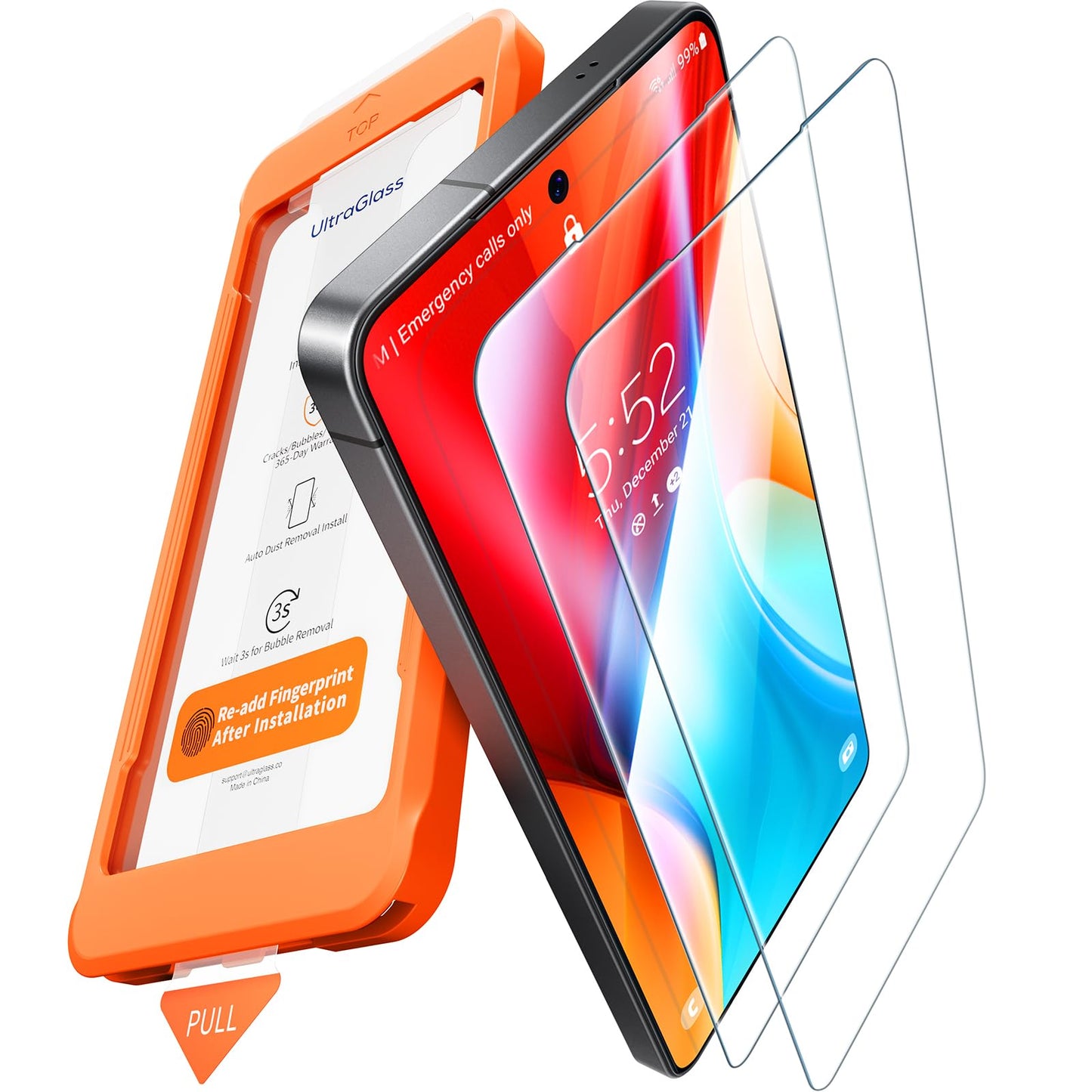 UltraGlass Samsung Galaxy S26+ Screen Protector, 2 Pack